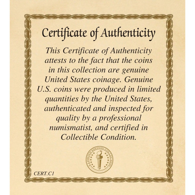 American Coin Treasures Indian Penny Coin Charm Necklace