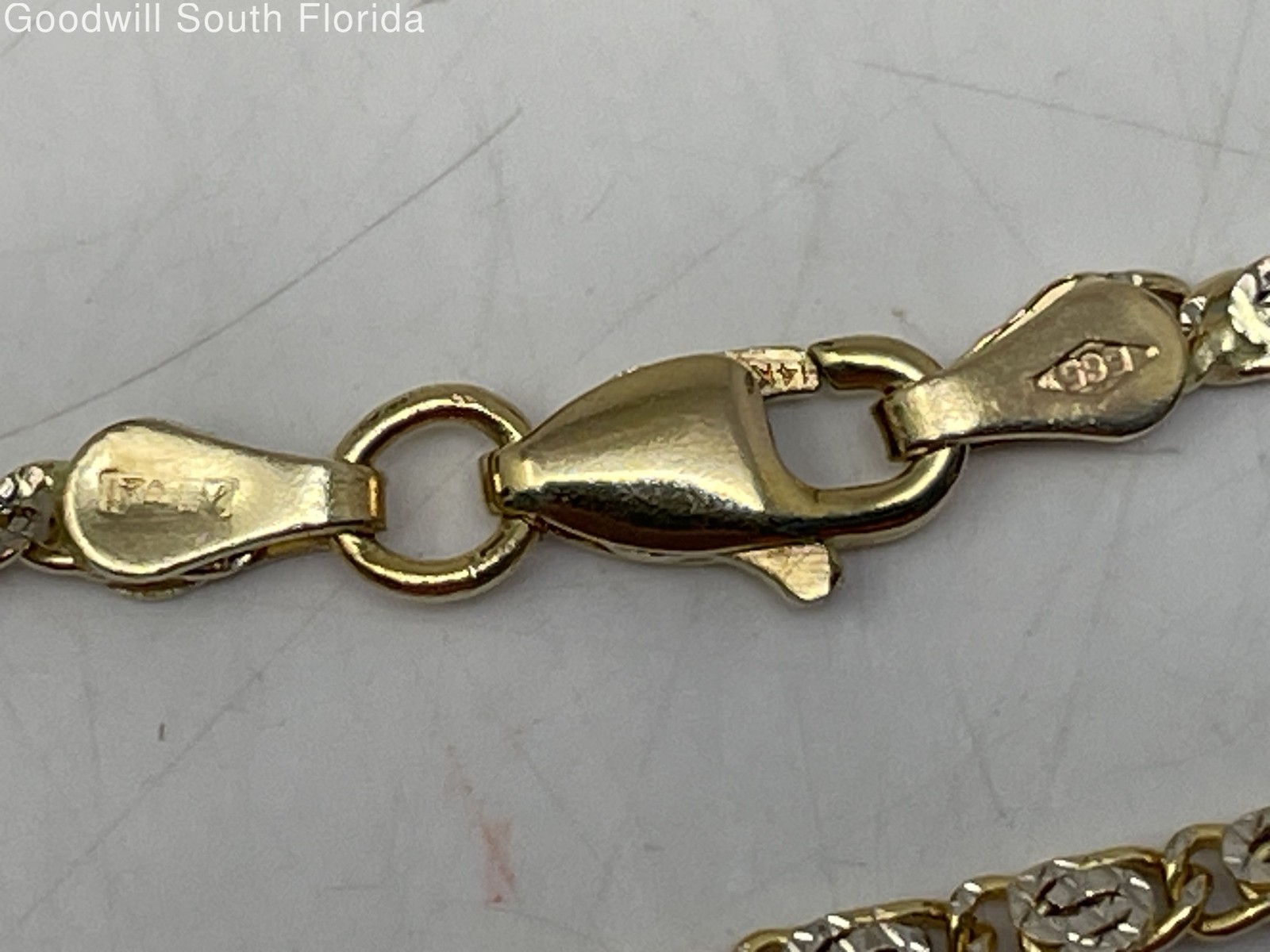 Gold 14K Chain Women’s (Stamped 585/14K- Tested 14.18KT) Weight 7.5g