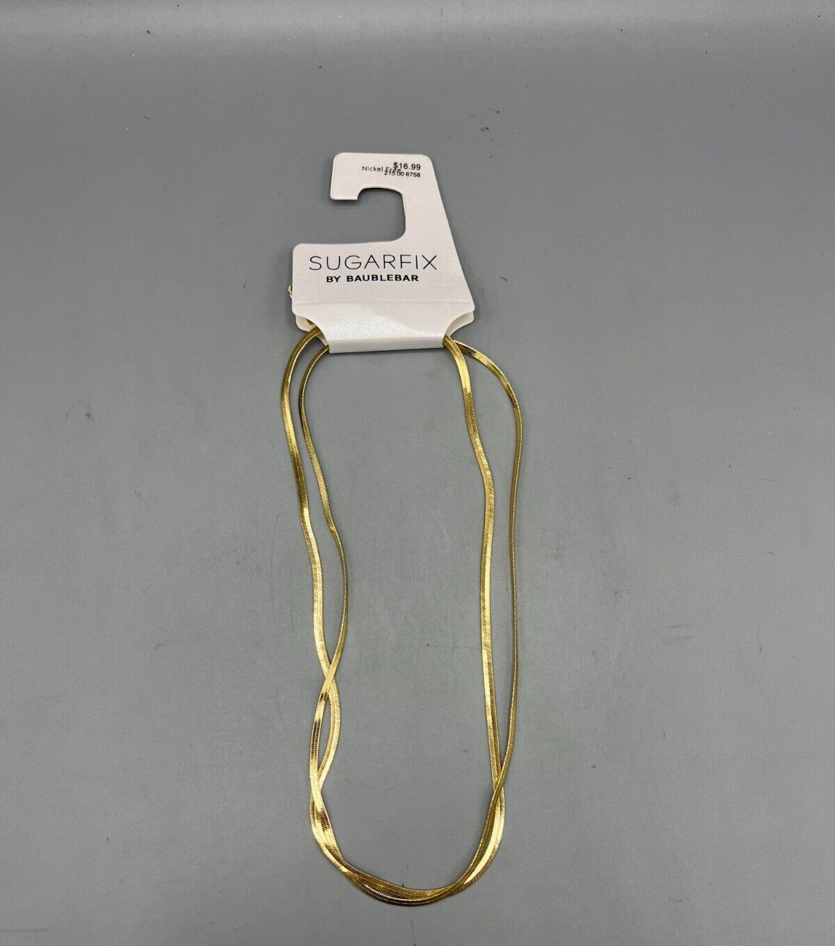 Sugarfix By BaubleBar Layered Gold Tone necklace