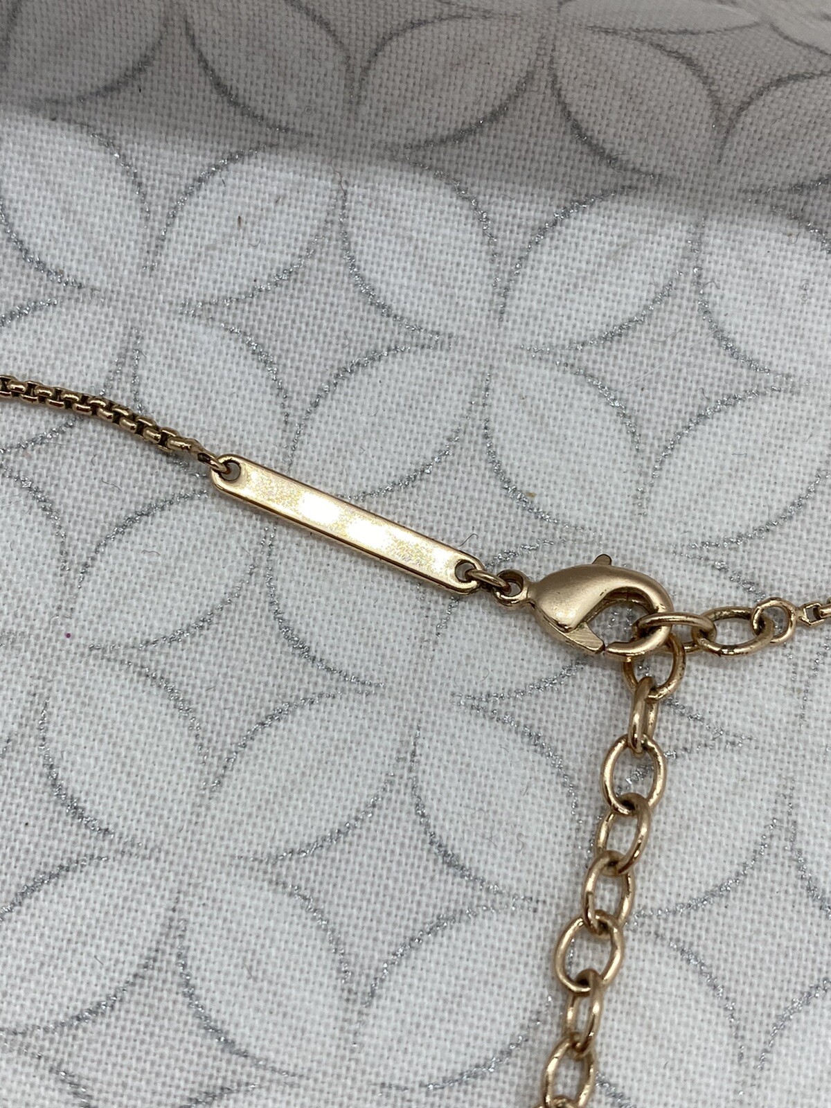 Kendra Scott Fischer Pendant Necklace White Kyocera Opal Rose Gold Tone