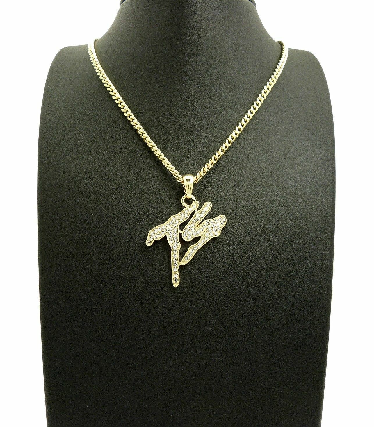 Hip Hop Iced Terror Squad Ts Pendant & 24″ Box, Rope, Cuban Chain Bling Necklace