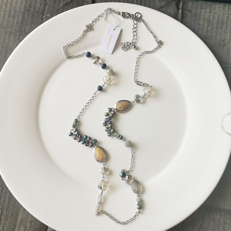 New 38″ Beads Single Strand Necklace Gift Fashion Women Party Holiday Jewelry