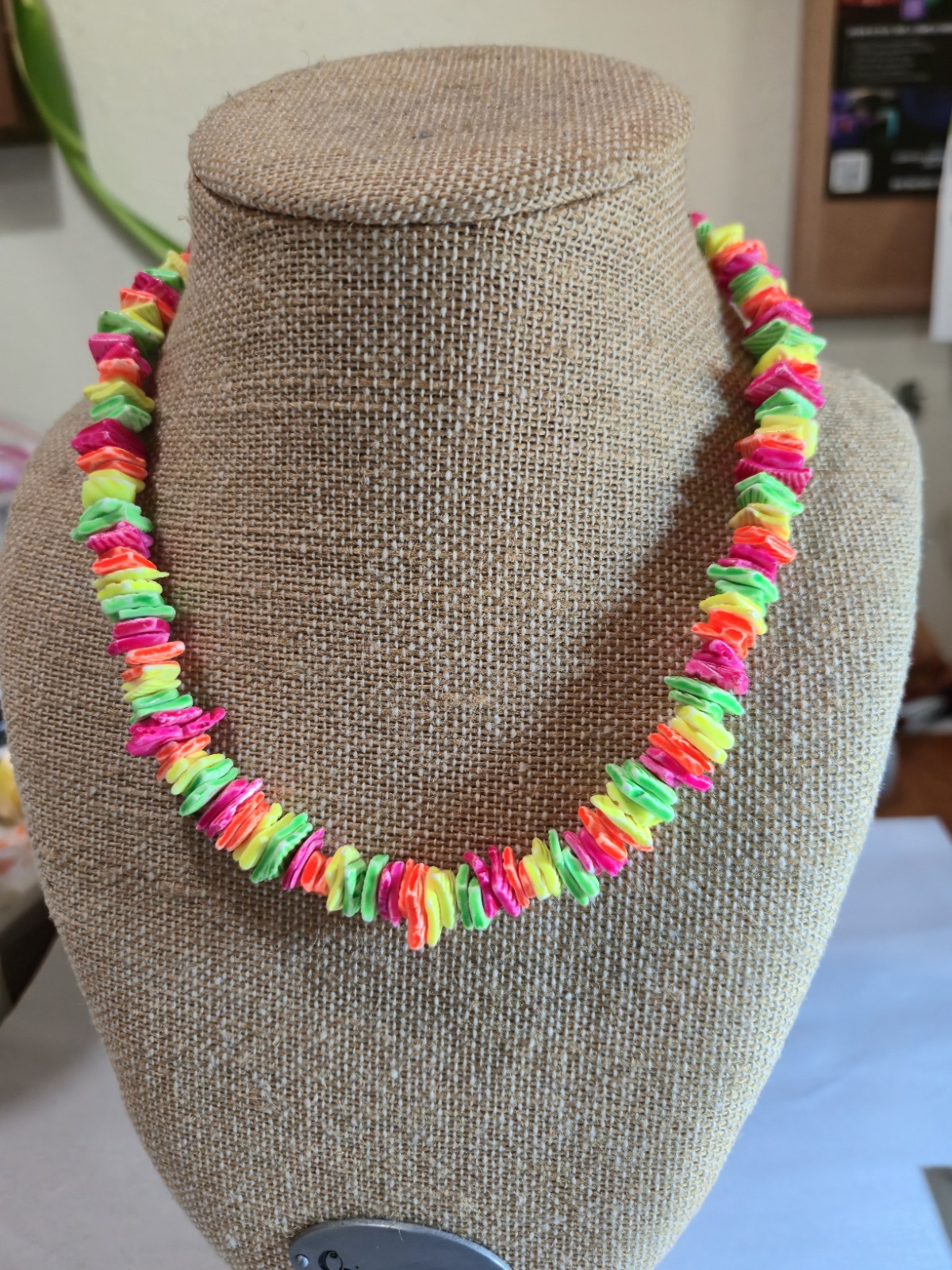 Multicolor Puka Sea Shells Necklace