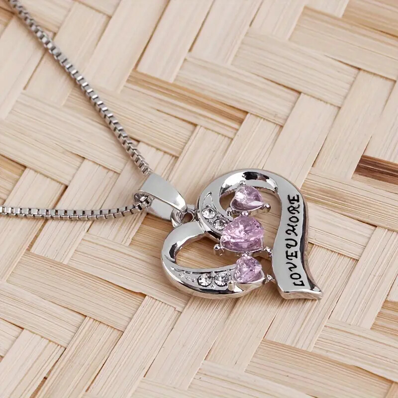 Special Elegant Heart Shape Pendant Necklace All Occasions Casual Jewelry Gift