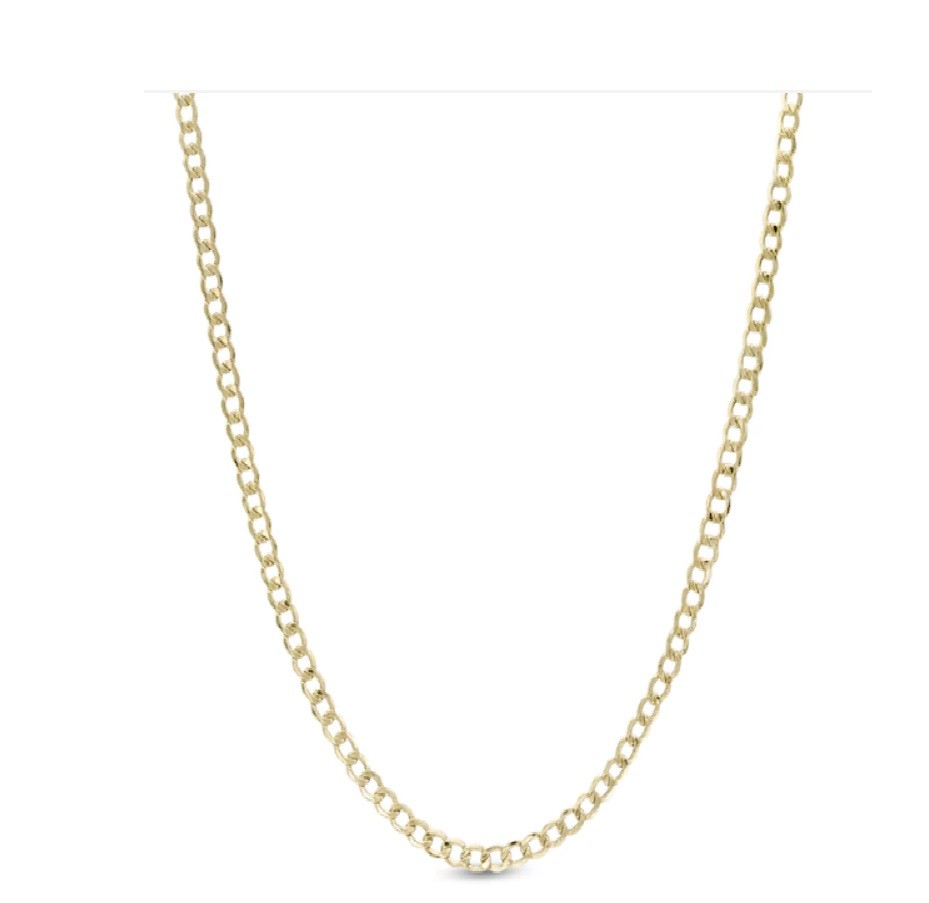 18K Gold Filled 1.2mm*16/18/20/22/24/26/28/30/32″ Cuban Curb Chain Necklace L70G