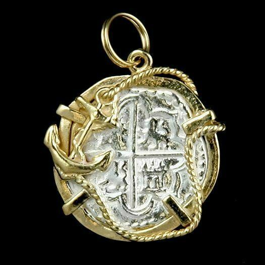 Atocha Sunken Treasure Jewelry – Medium Pieces of 8 Silver Coin Pendant