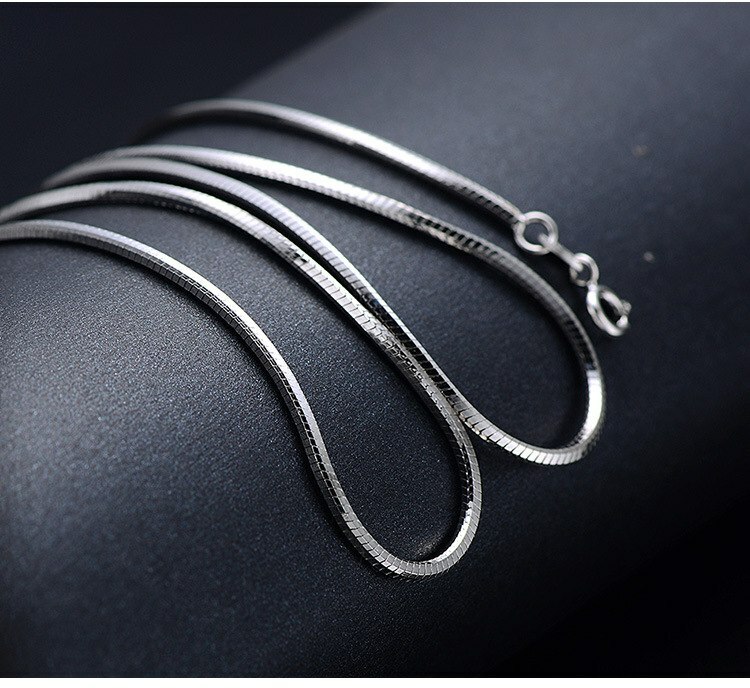 925 Sterling Silver 2MM snake ITALY chain 20″ necklace men women male female boy