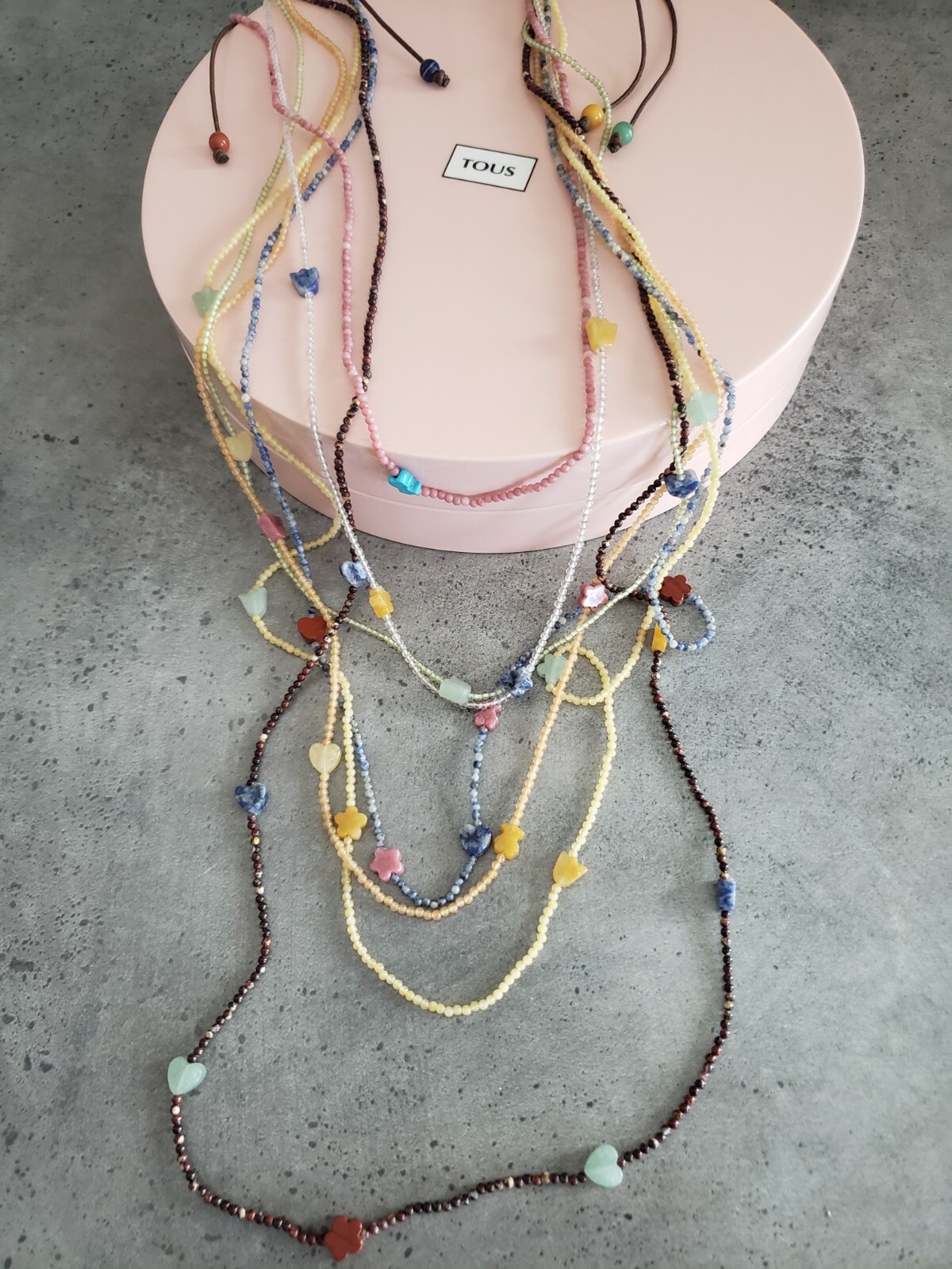 Tous Authentic Layers Semiprecious Neckace Very Limited Edition Statement piece