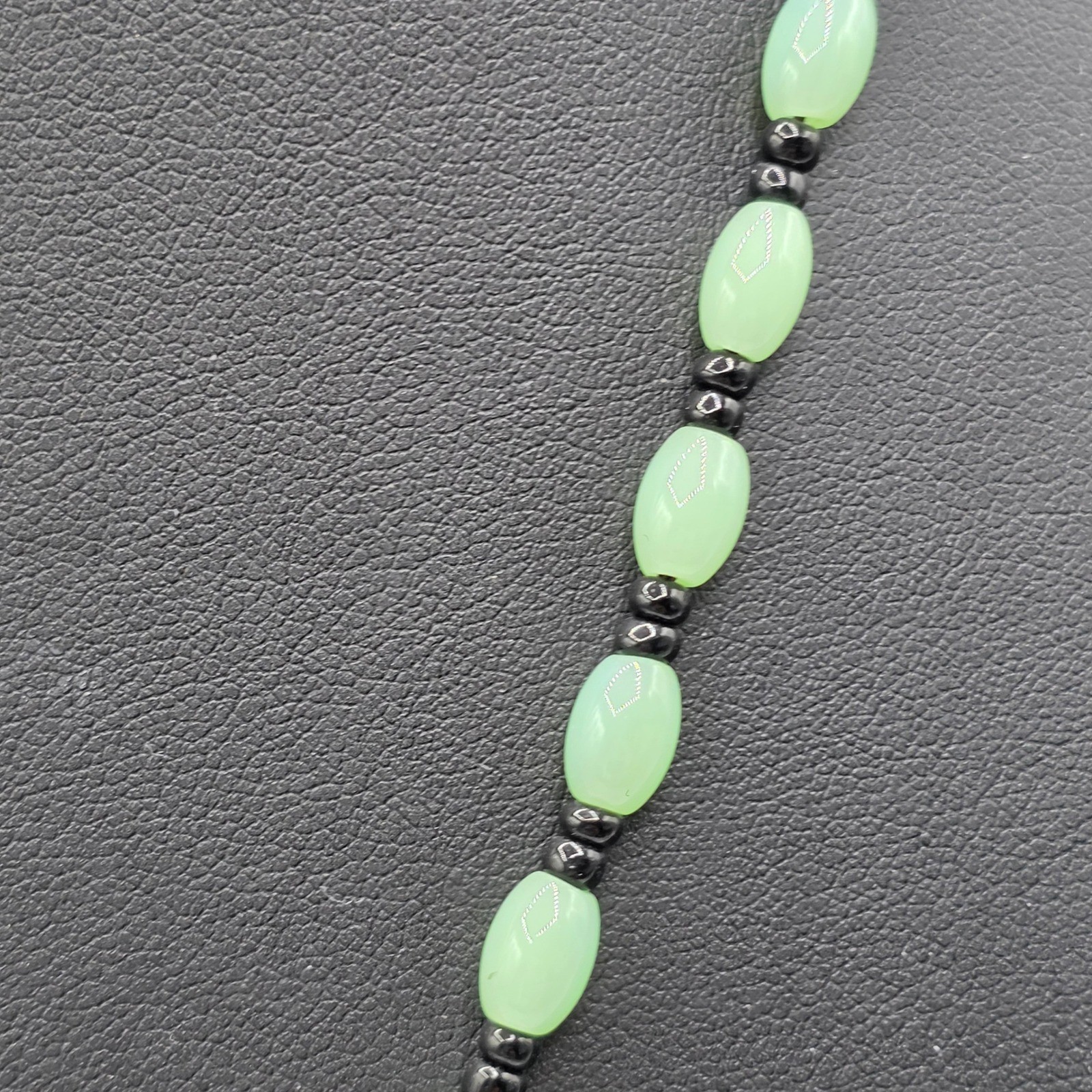 Green Jade Buddha Pendant Necklace Beaded Hand Carved Spiritual Good Luck Charm