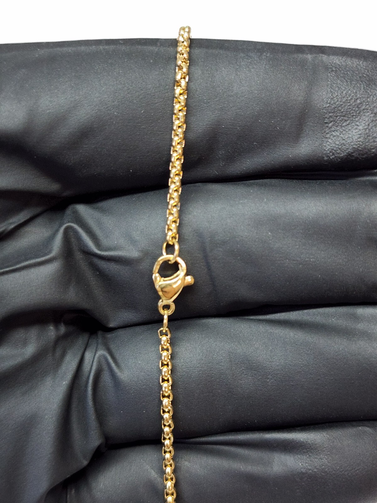 Stainless Steel Gold Plated Box Chain Necklace 16-24in Unisex Hip Hop Jewelry