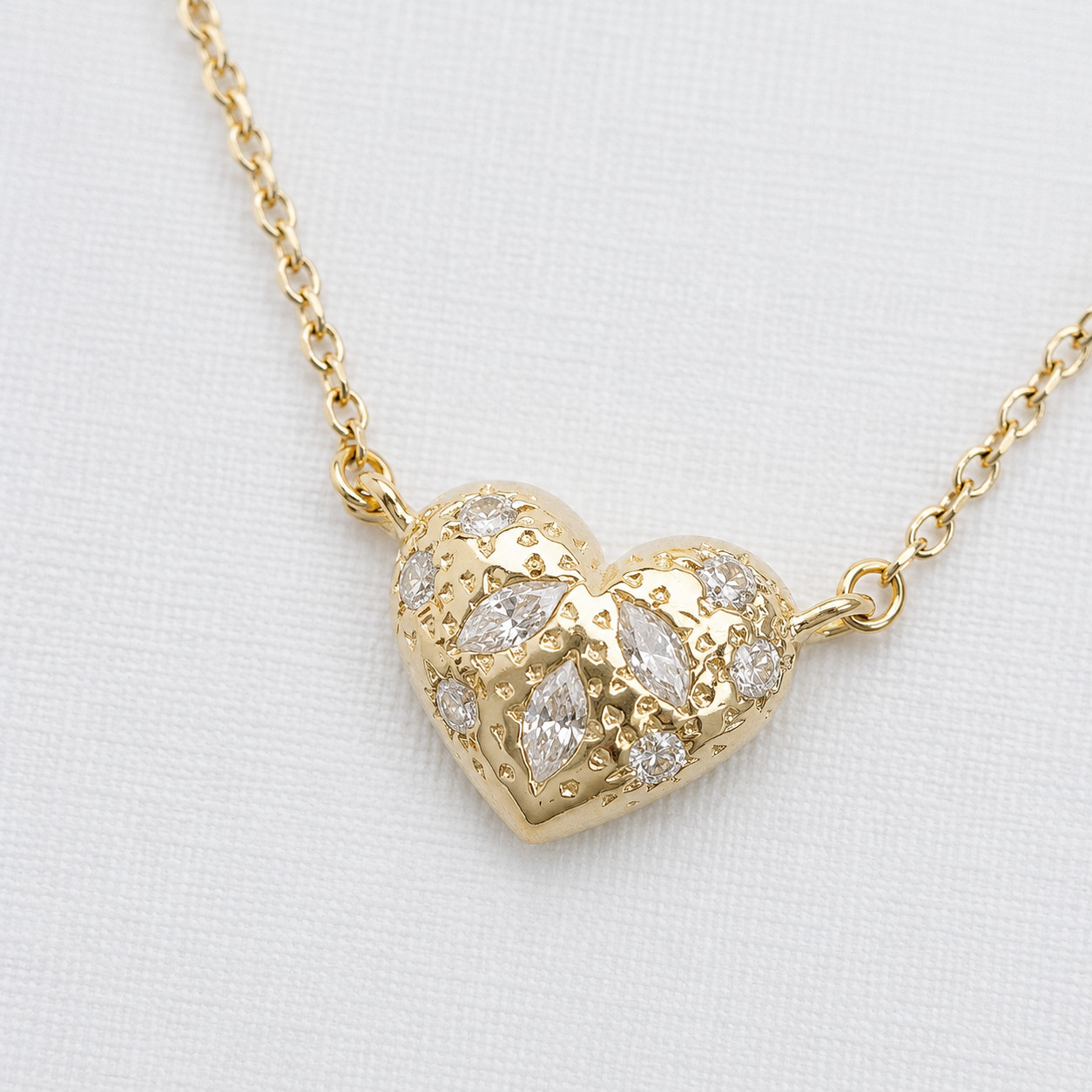 Kendra Scott Heart Pendant White Crystal 14K Gold Earrings and Necklace NEW SET