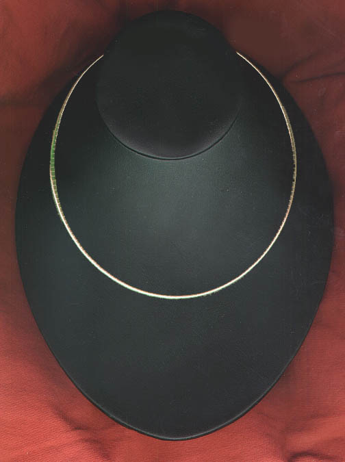 14kt GOLD EP 6MM DOMED OMEGA CHAIN NECKLACES OR BRACELETS 7 INCH TO 20 INCHES