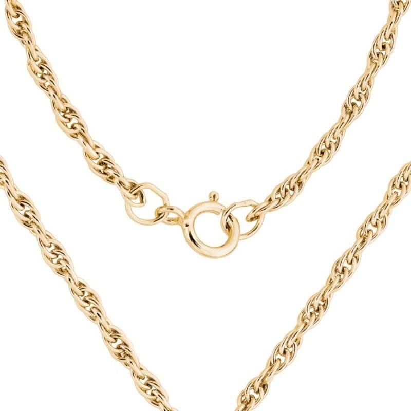 14K Gold Filled Heavy Rope Chain 20-Inch Long