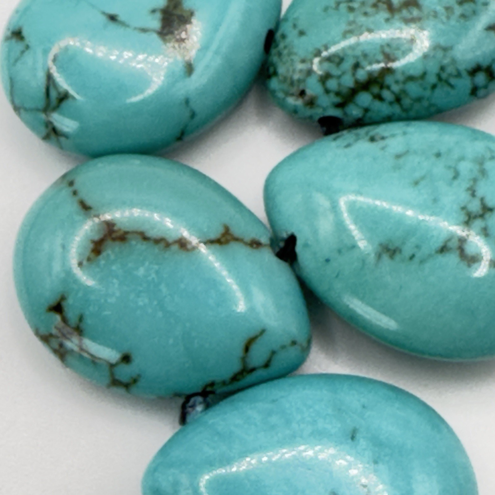 LUC Blue Stone Necklace 16″ Necklace Lucoral 925 Clasp