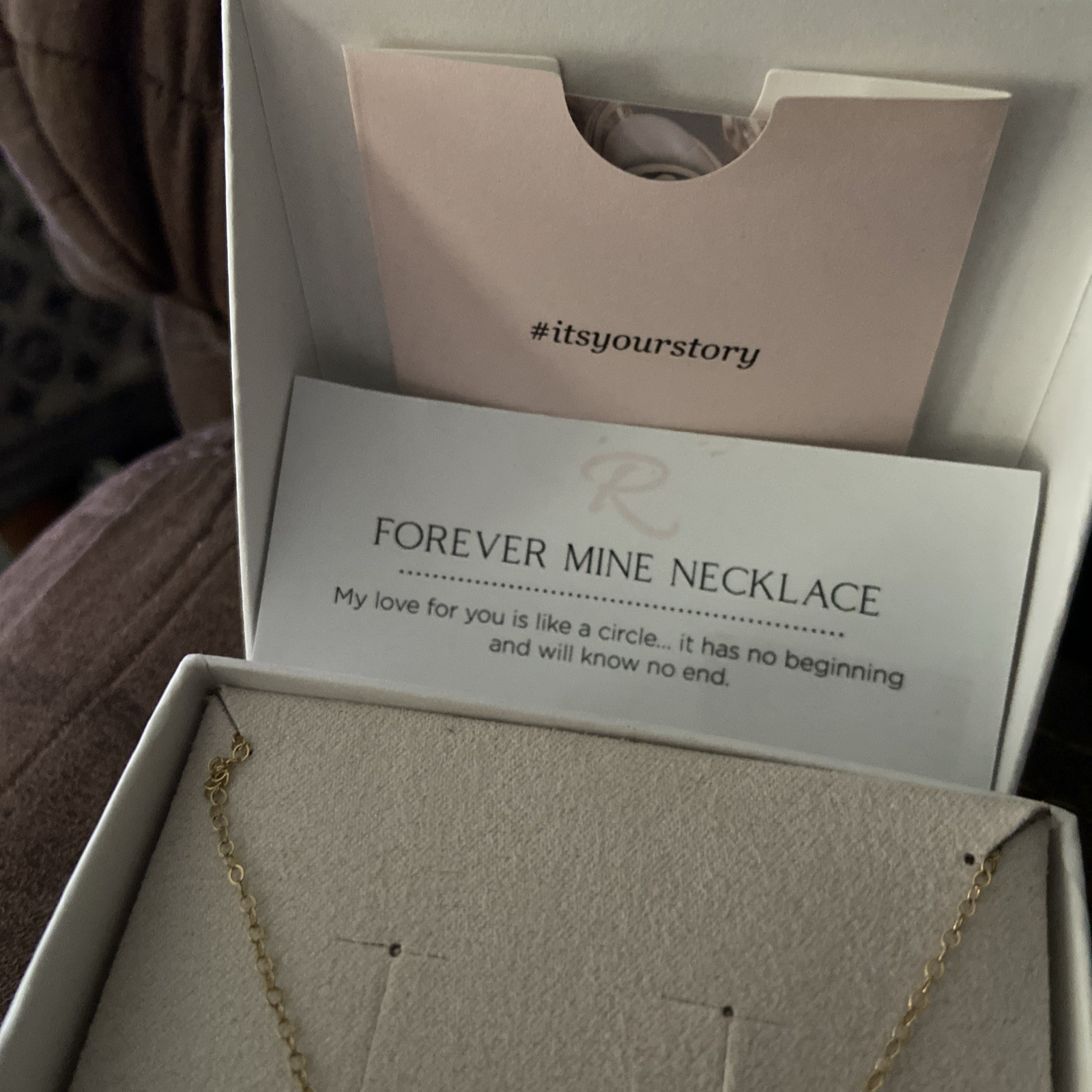 10k Gold Filled Open Circle Forever Mine Necklace Ronaldo Jewelry 16.5″